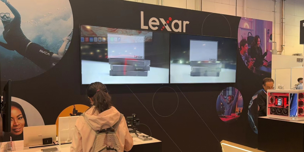 Lexar׿ɳ´洢ƷCES 2025 չʾೡ洢